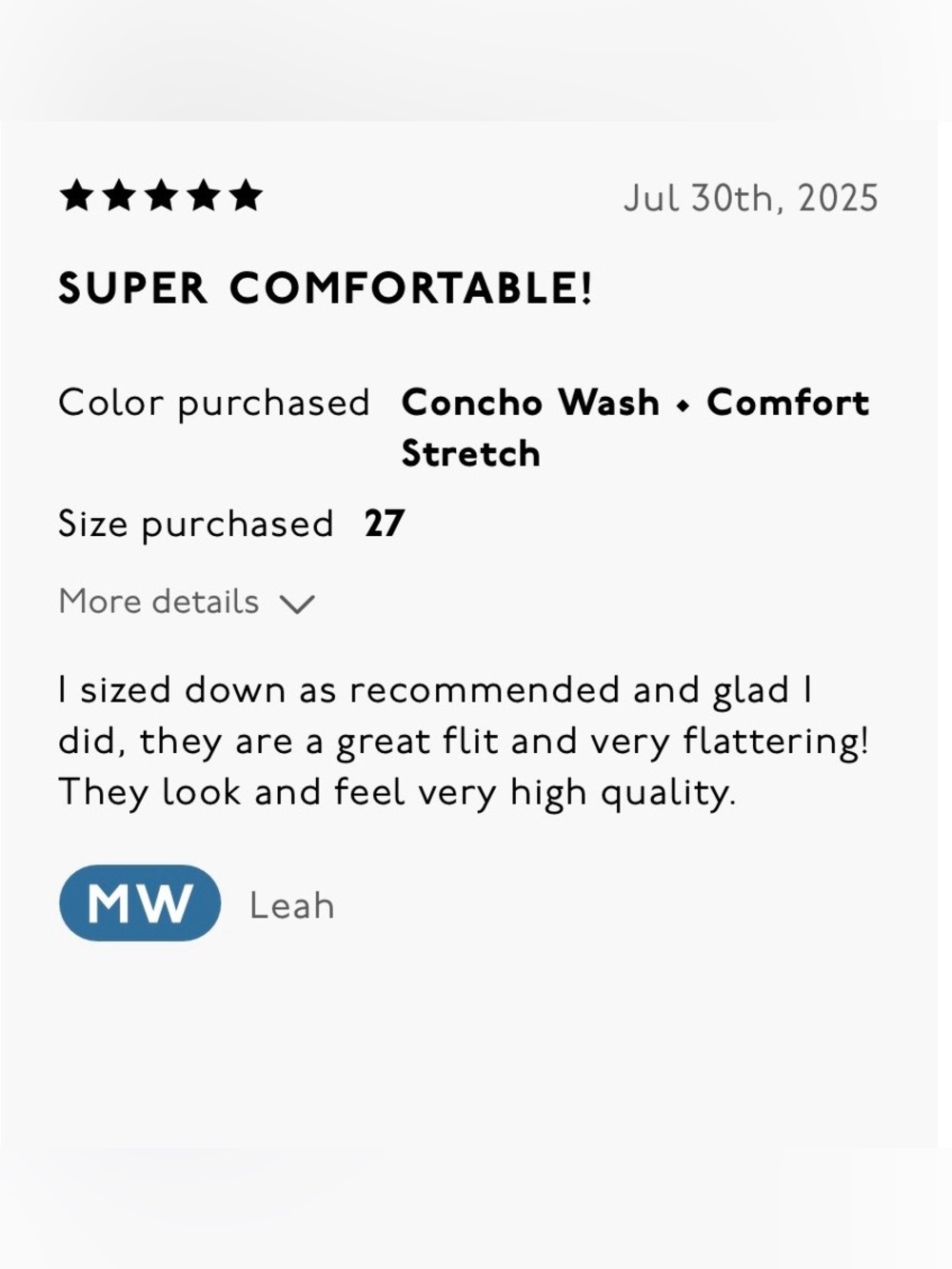 NWT: Madewell Tapered Denim Trousers, Size W 26 - Picture 13 of 13